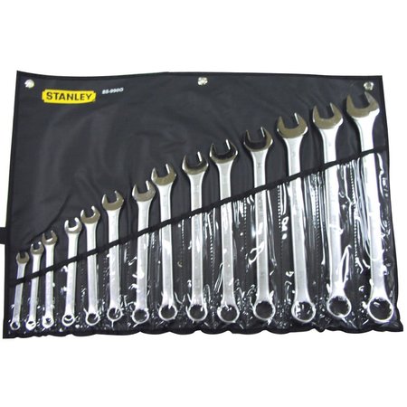 Stanley 14 Piece Satin Finish SAE Combination Wrench Set 85-990